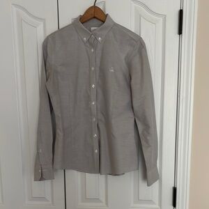Brooks Brothers Gray Casual Button Down Shirt